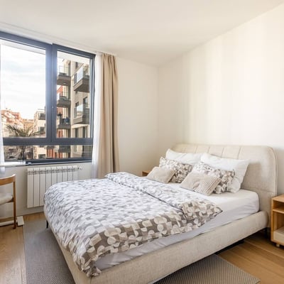 Rental of a bright 3-room apartment, 77 m², BW Eterna, Belgrade Waterfront, Belgrade, Serbia